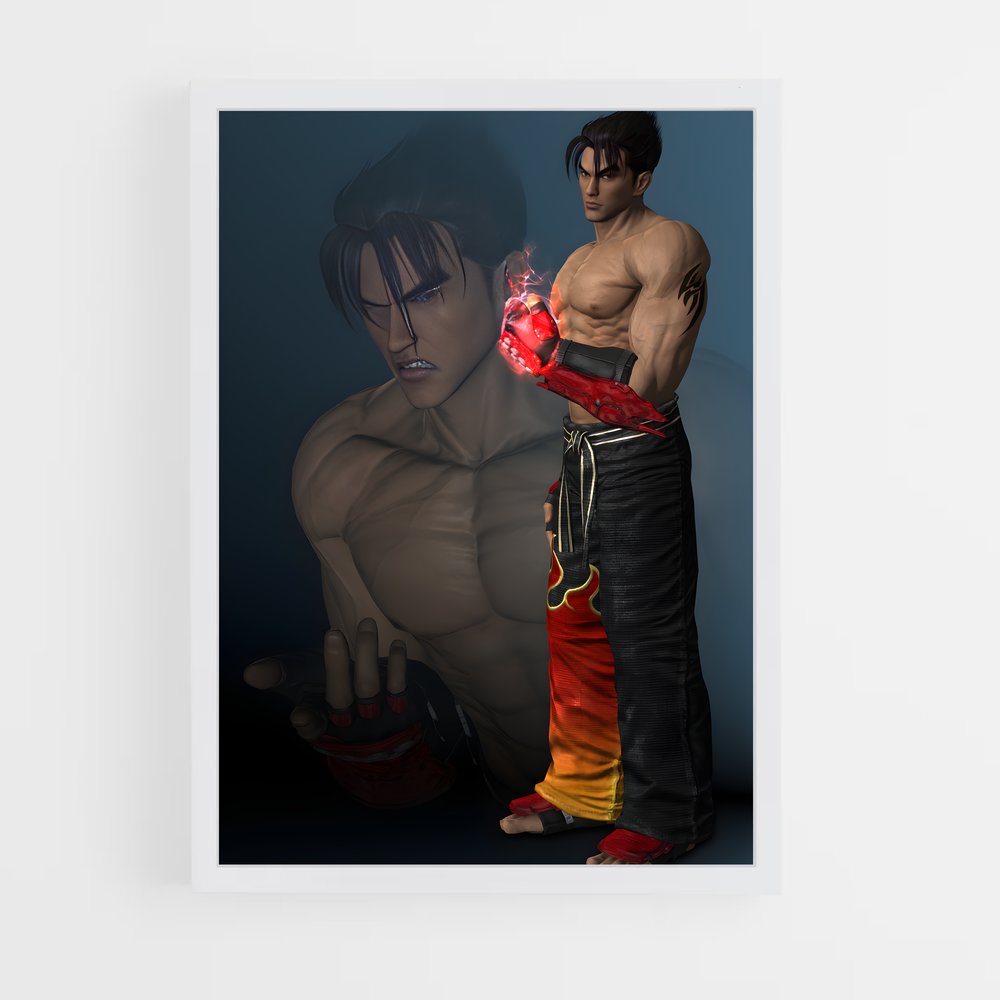 Poster Jin de kazama – affiche Tekken (vue 3)